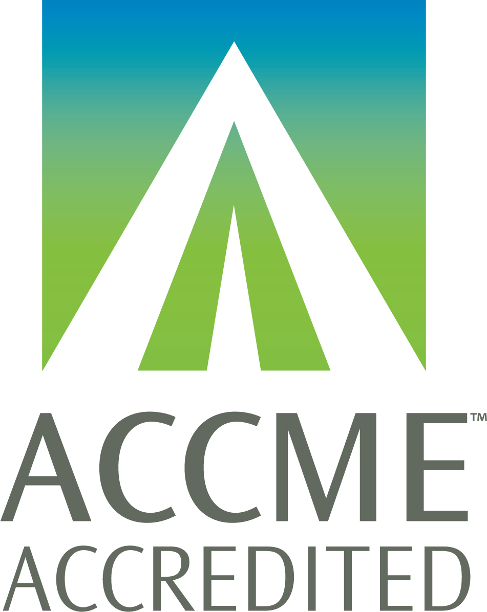ACCME accredited provider full color